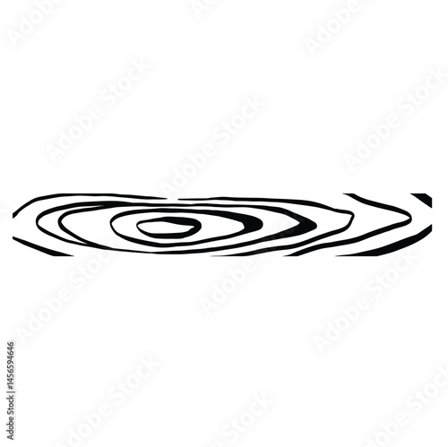 border wood pattern black and white illustration hand made vector