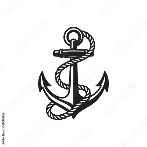 anchor and rope