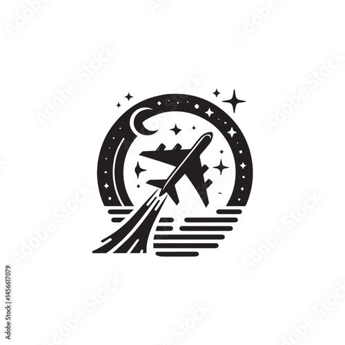  Jet Lag icon vector symbol design art illustration