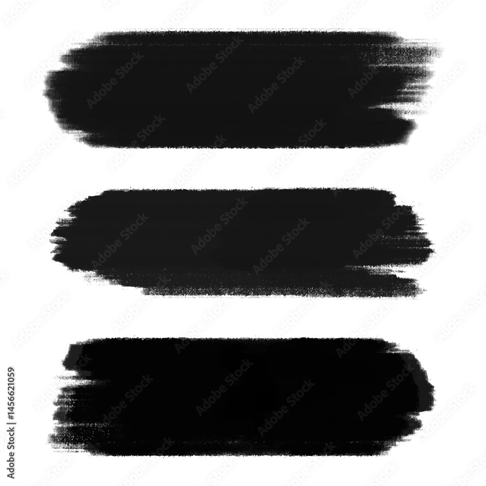 Brush strokes. Vector paintbrush banners. Grunge design elements Brush strokes. Vector paintbrush banners. Grunge design elements