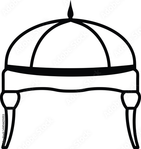 black and white helmet