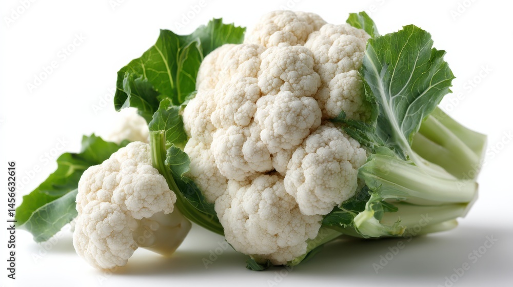 cauliflower on white background cauliflower on white background