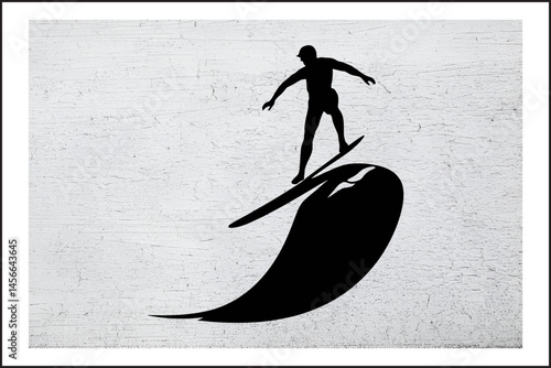 Ride the Wave, Silhouette Surfer, Catch the Surf, Ocean Glide, Surfer in Motion, Minimal Surf, Balance on Board, Wave Warrior, Surf Simplicity, The Lone Surfer