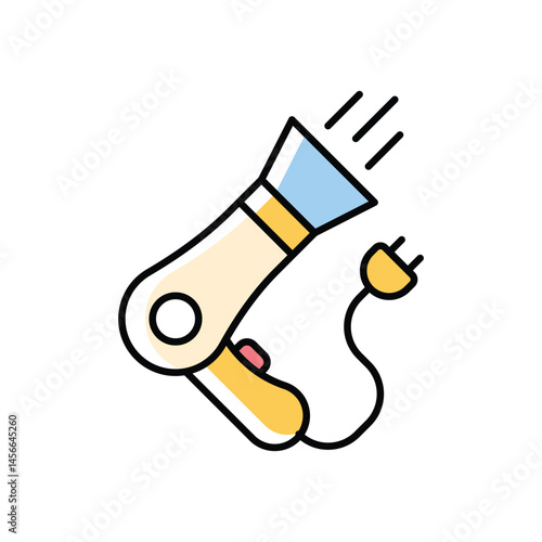 Hair Dryer Icon vector stock illustration
