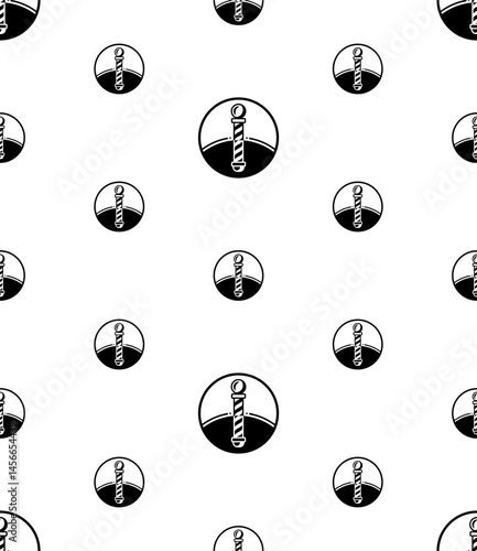 Barber Pole Icon Seamless Pattern Y_2010001
