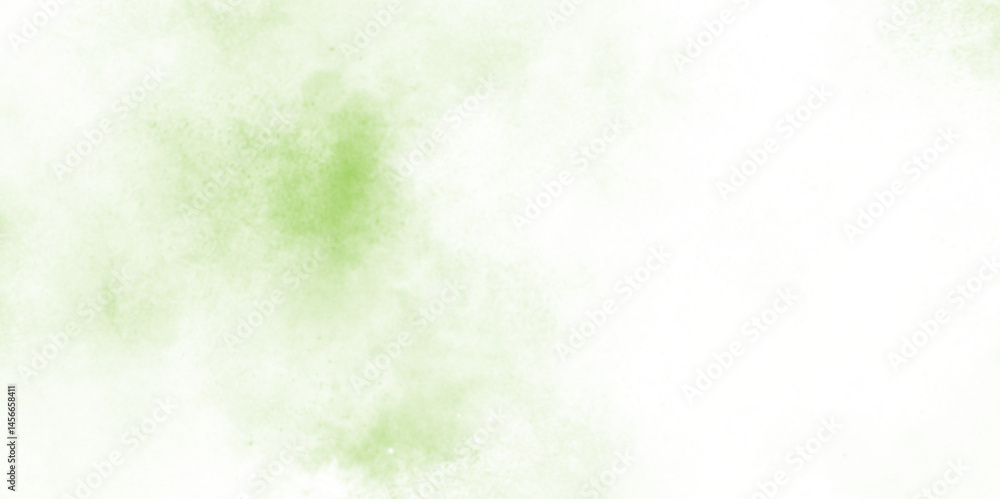 soft and pastel green watercolor sky with clouds and grunge texture, empty smooth green shades on watercolor paper, Hand painted green watercolor background surrounding with white fog. soft and pastel green watercolor sky with clouds and grunge texture, empty smooth green shades on watercolor paper, Hand painted green watercolor background surrounding with white fog.