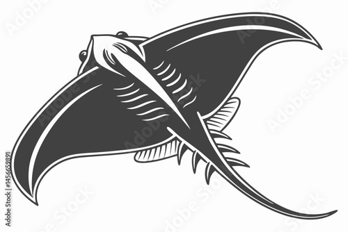 bivalve sihouette black vector