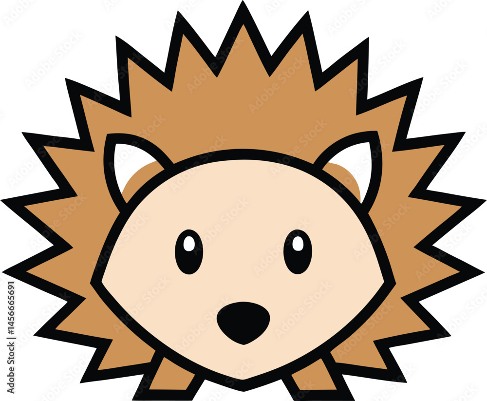 Fototapeta premium Hedgehog mascot logo