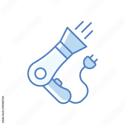 Hair Dryer Icon vector stock illustration