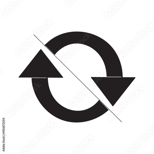 continuous line. collection of recycle icon vector illustration. Recycle symbols isolated. editable icon