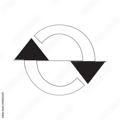 continuous line. collection of recycle icon vector illustration. Recycle symbols isolated. editable icon