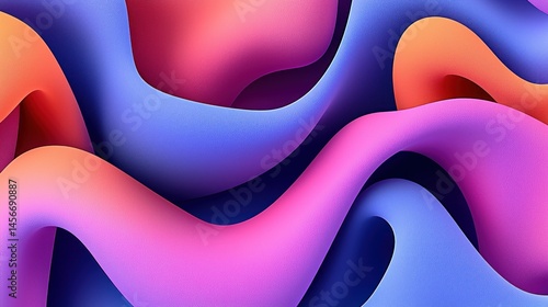 Swirling chromatic abstractions: Abstract three-dimensional shapes with dynamic transitions