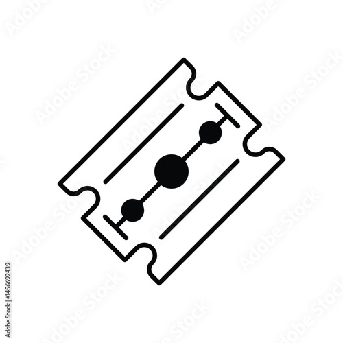 Shaving Razor Icon vector stock illustration