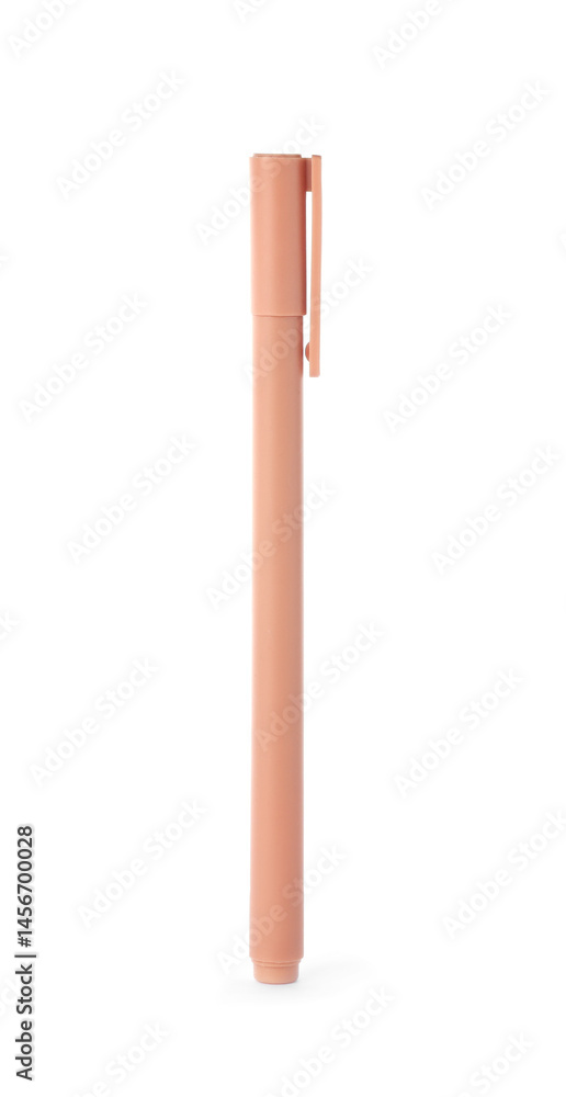 Obraz premium One stylish pen in air isolated on white
