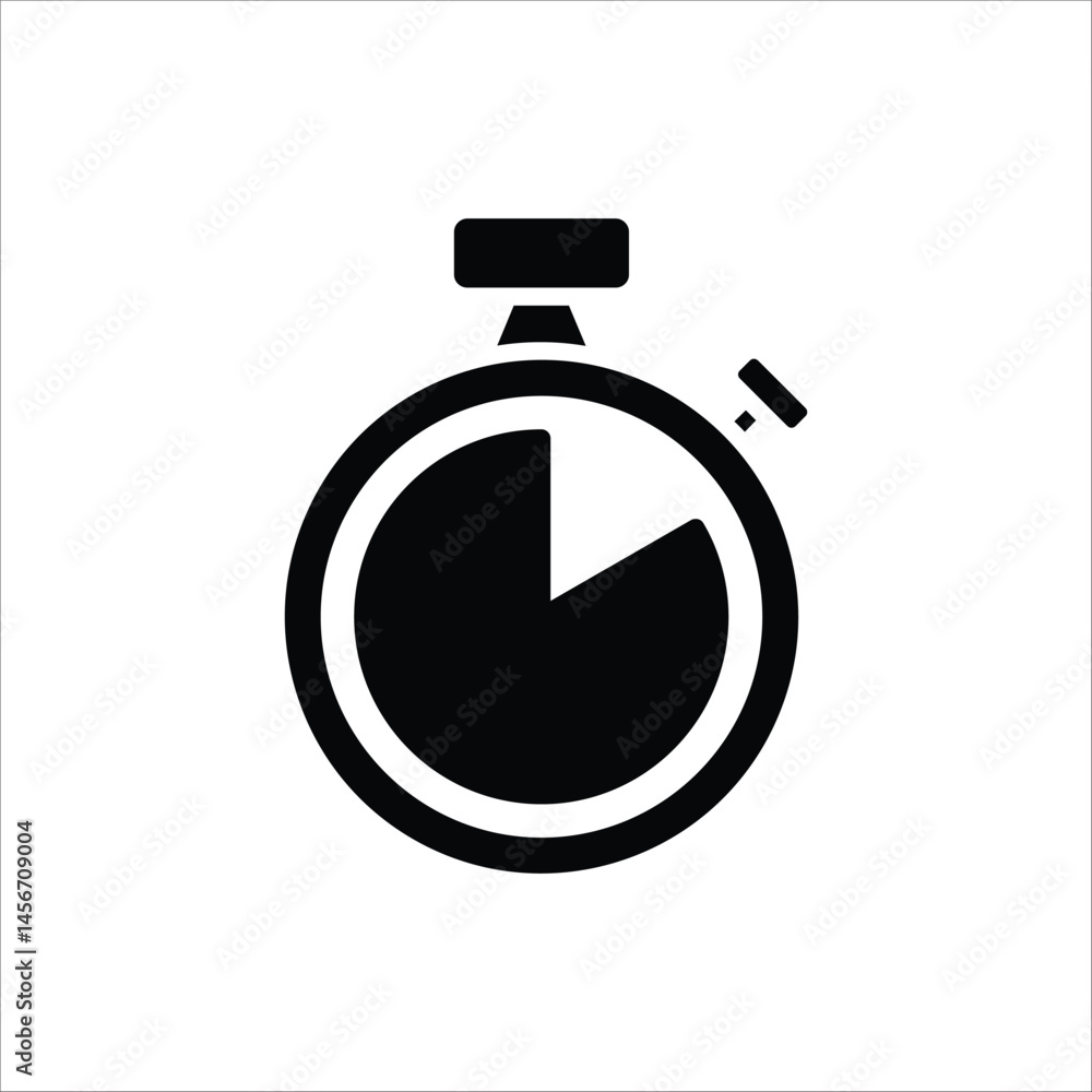 Stopwatch icon. Symbol in Line Art Style for Design, Presentation, Website or Apps Elements. Sport equipage symbol illustration. Vector illustration Isolated on white background. Stopwatch icon. Symbol in Line Art Style for Design, Presentation, Website or Apps Elements. Sport equipage symbol illustration. Vector illustration Isolated on white background.