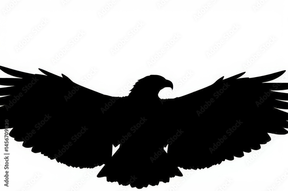 Soaring Eagle Silhouette