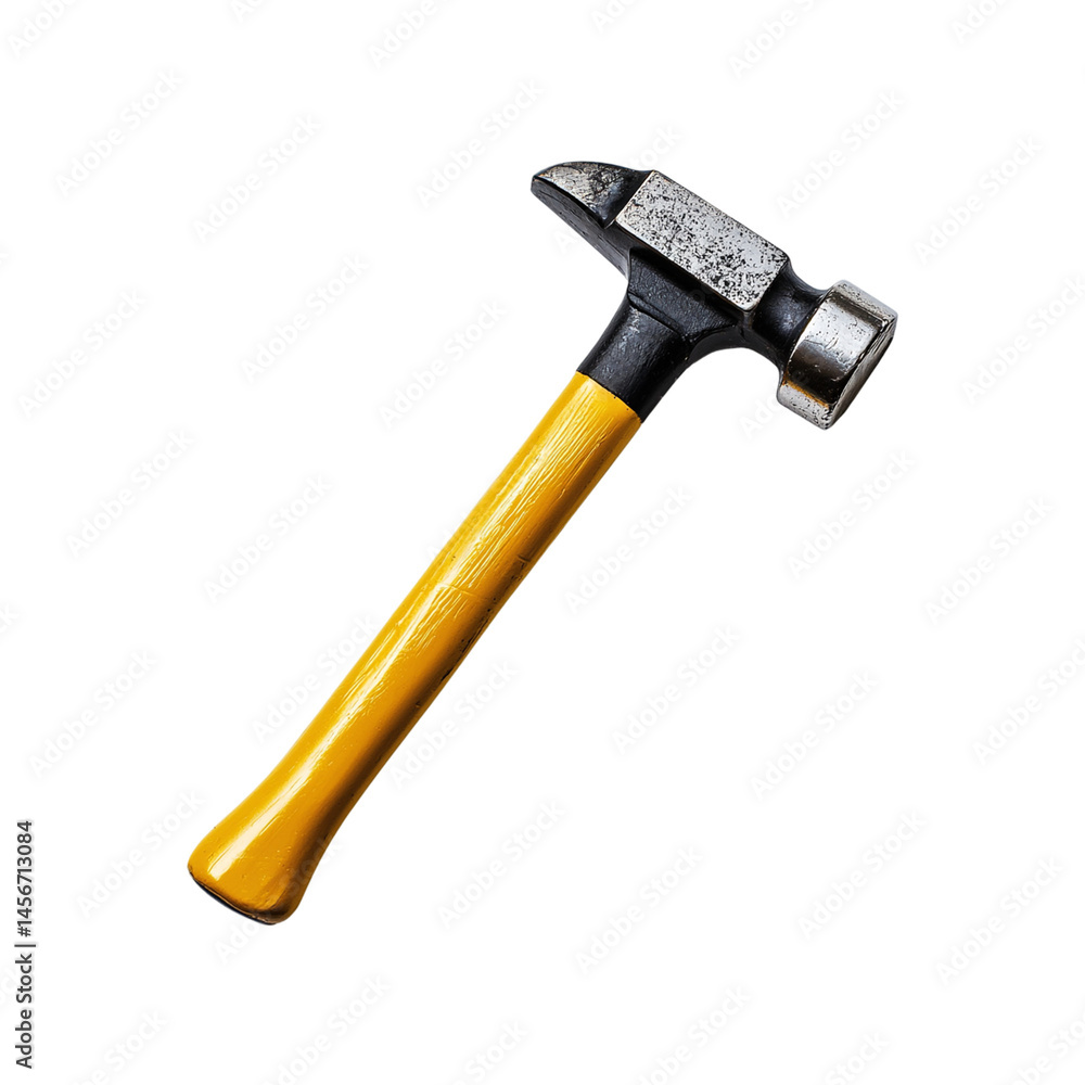 hammer with yellow and black handle png hammer with yellow and black handle png