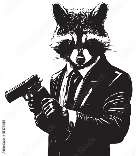 Drawing_of_Raccoon_Mafia_Gangster_in_Suit_with