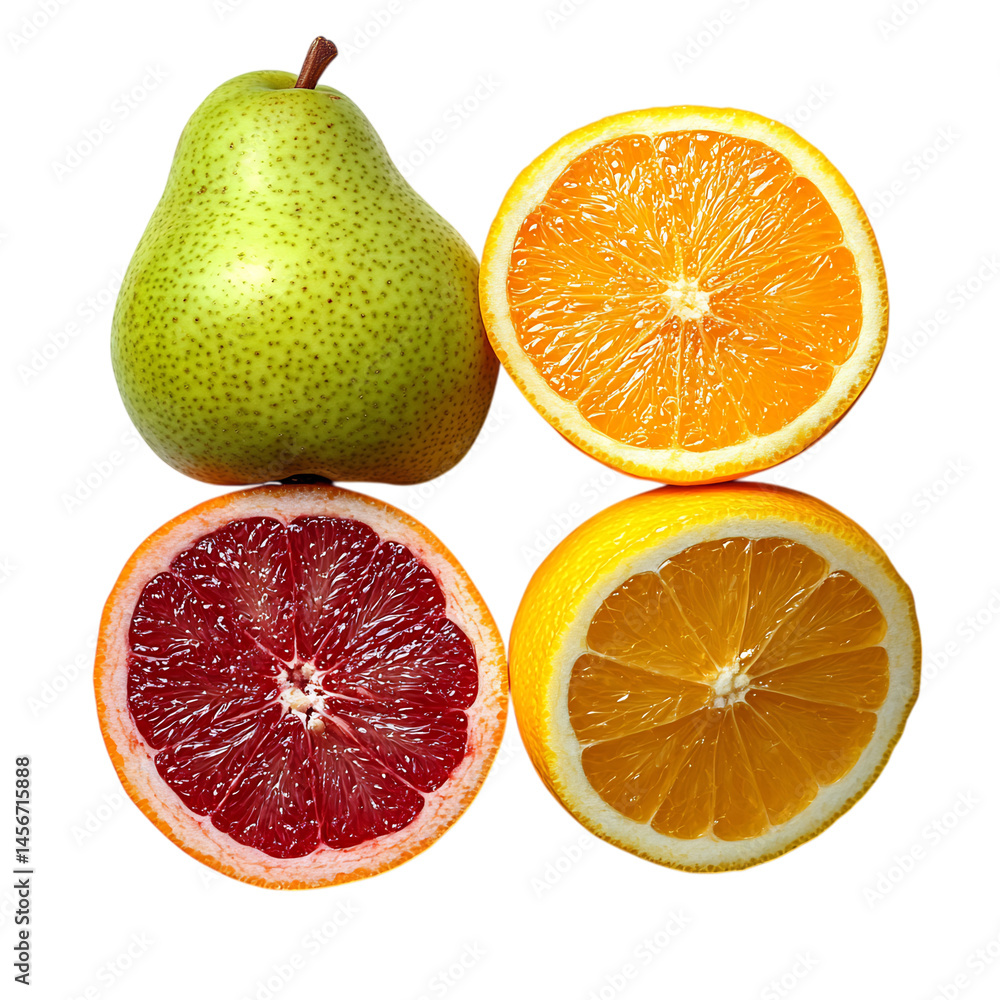 Sleek Fruit Salad Modern Design Featuring Crisp Apple Isolated on Transparent Background Sleek Fruit Salad Modern Design Featuring Crisp Apple Isolated on Transparent Background