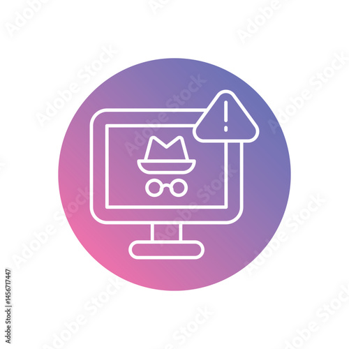 Fraud Detection Supplier vector icons stock illustration