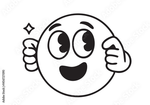 Retro Globe Character