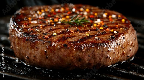 Delicious grilled steak