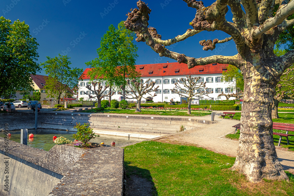 Lakeside at Hagnau on Lake Constance (Hagnau am Bodensee) at Baden-Württemberg, Germany