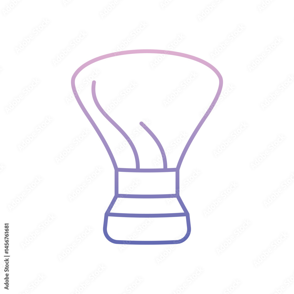 Fototapeta premium Shaving Brush Icon vector stock illustration