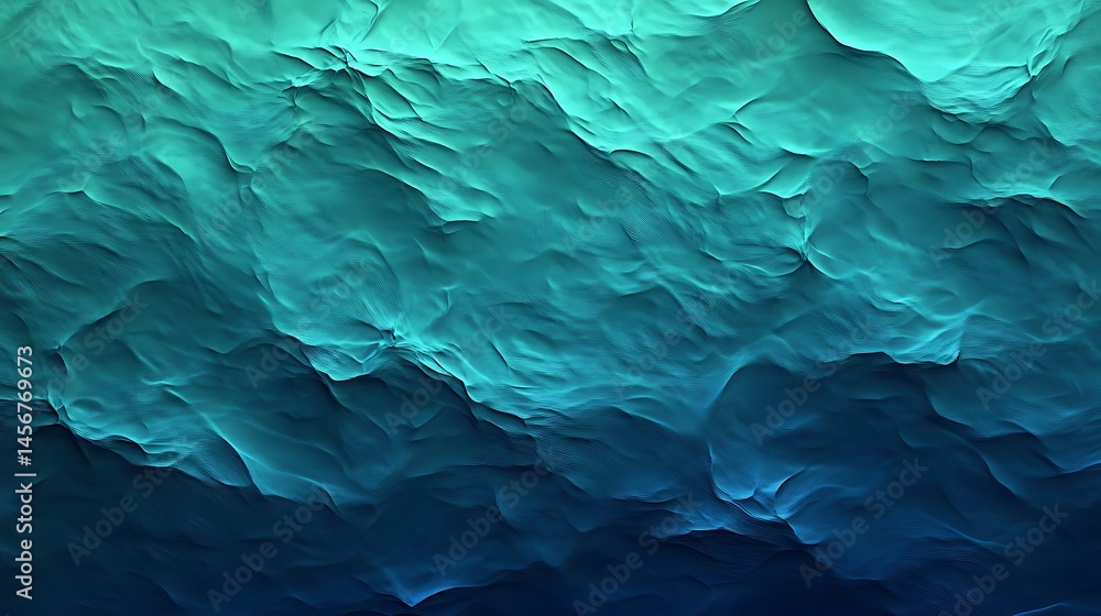 Fototapeta premium Abstract teal and blue textured background