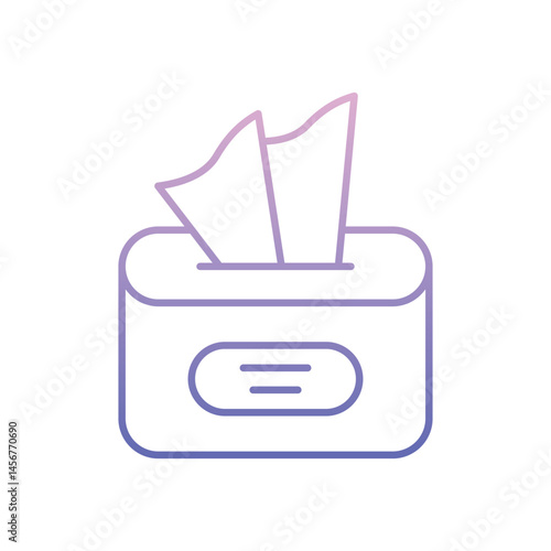 Wet Napkin Icon vector stock illustration