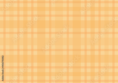 背景　チェック柄　色々な太さ　オレンジ