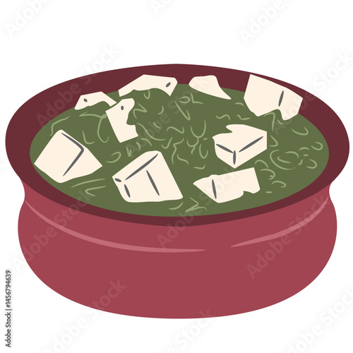 Palak paneer Traditional India Food
