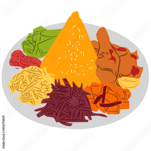 Tumpeng Indonesian Food