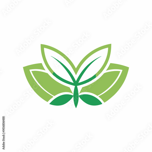 green leaf logo