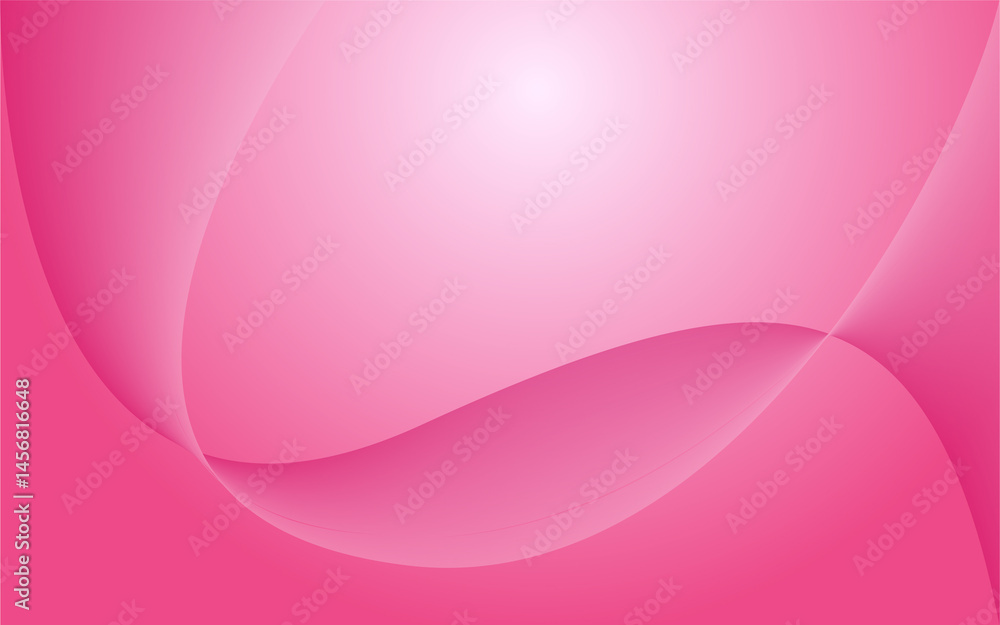Elegant abstract pink background featuring smooth flowing curves, ideal for projects emphasizing sophistication, tranquility, and modern elegance, suitable for various design, advertising, and creativ