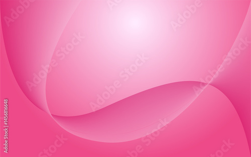 Obraz na płótnie Elegant abstract pink background featuring smooth flowing curves, ideal for projects emphasizing sophistication, tranquility, and modern elegance, suitable for various design, advertising, and creativ w salonie