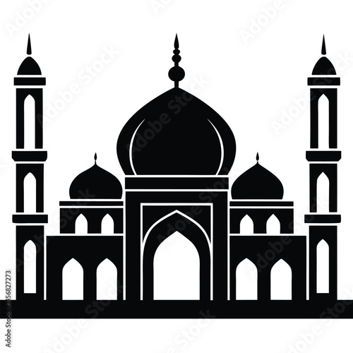 taj mahal vector illustration