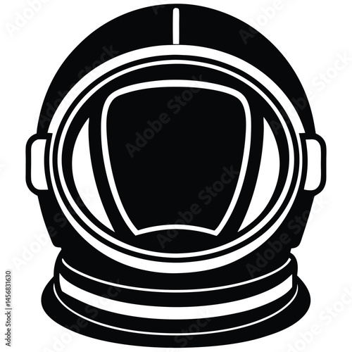 Astronaut Helmet Space Exploration Icon
