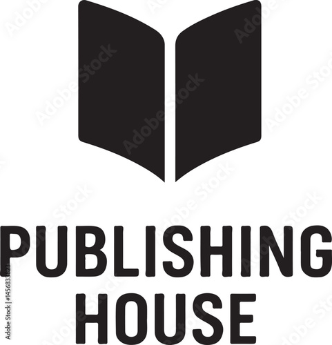 sleek and professional publishing house logo