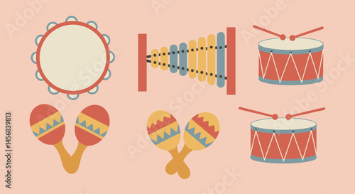 Cartoon Musical Instruments