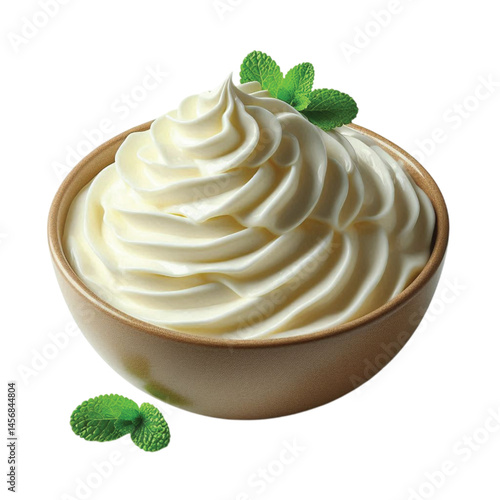 creamy of a bowl