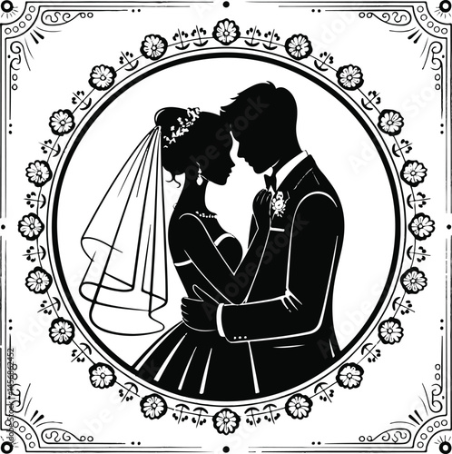Wedding Couple Vector Set