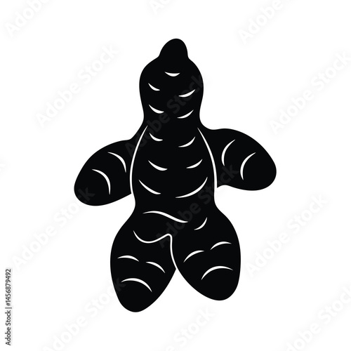 vector illustration of a ginger