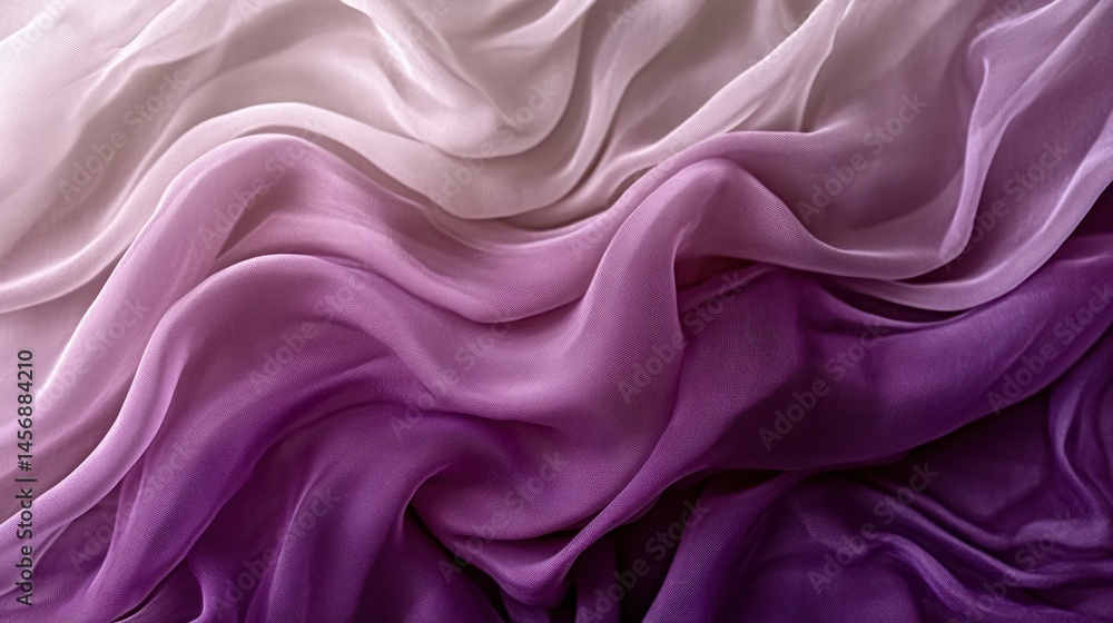 Gradient draped fabric textures, studio shot Gradient draped fabric textures, studio shot