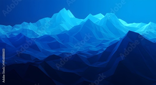 Smooth curves layered with soft glow effects