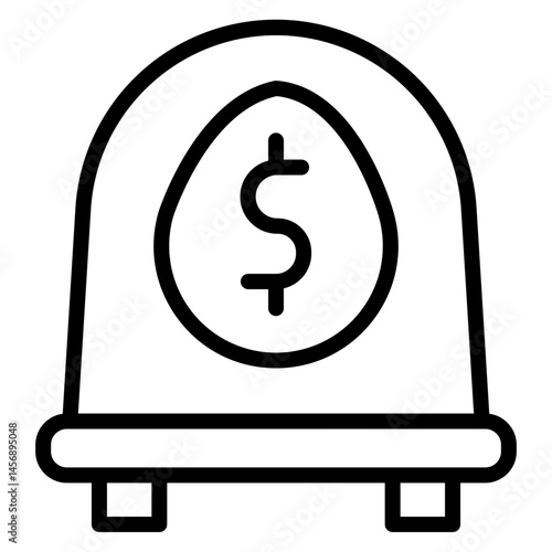 Business Incubator Vector Line Icon Design