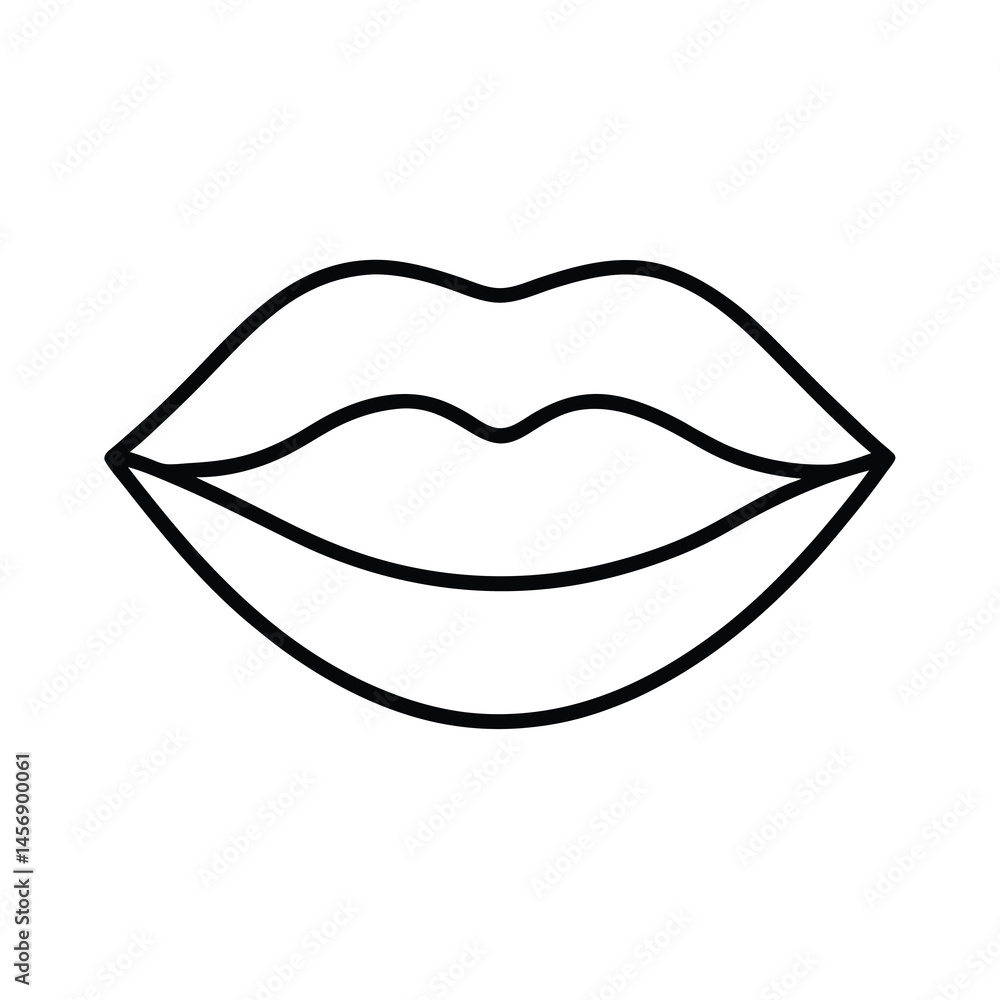 vector illustration of lips vector illustration of lips