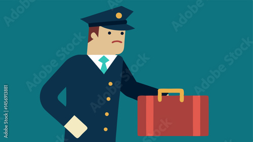 Holding Contraband An officer holding a suious bag pulled from the trunk with a serious expression indicating the potential discovery of contraband.