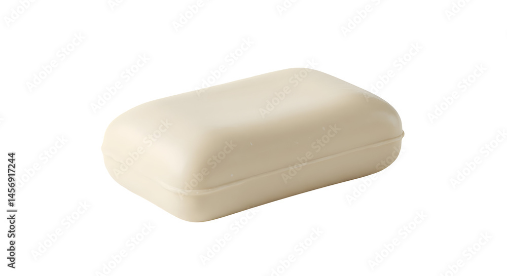 White soap bar isolated on black background White soap bar isolated on black background