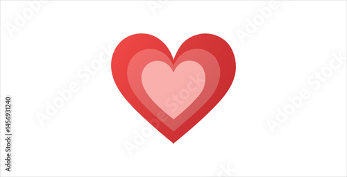 Heart-shaped with decorative love banner and space for personalized text or messages on a soft background.